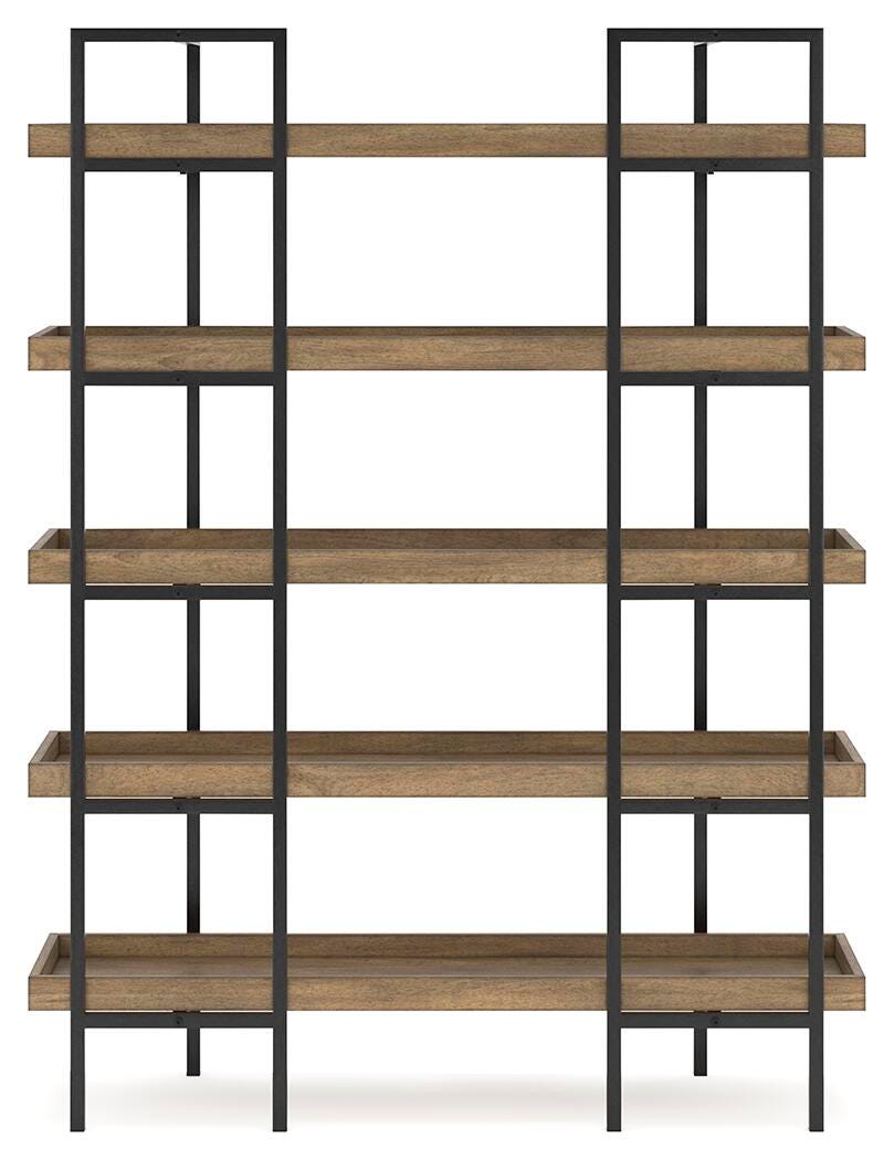Montia Home Office Desk with Chair and Bookcase