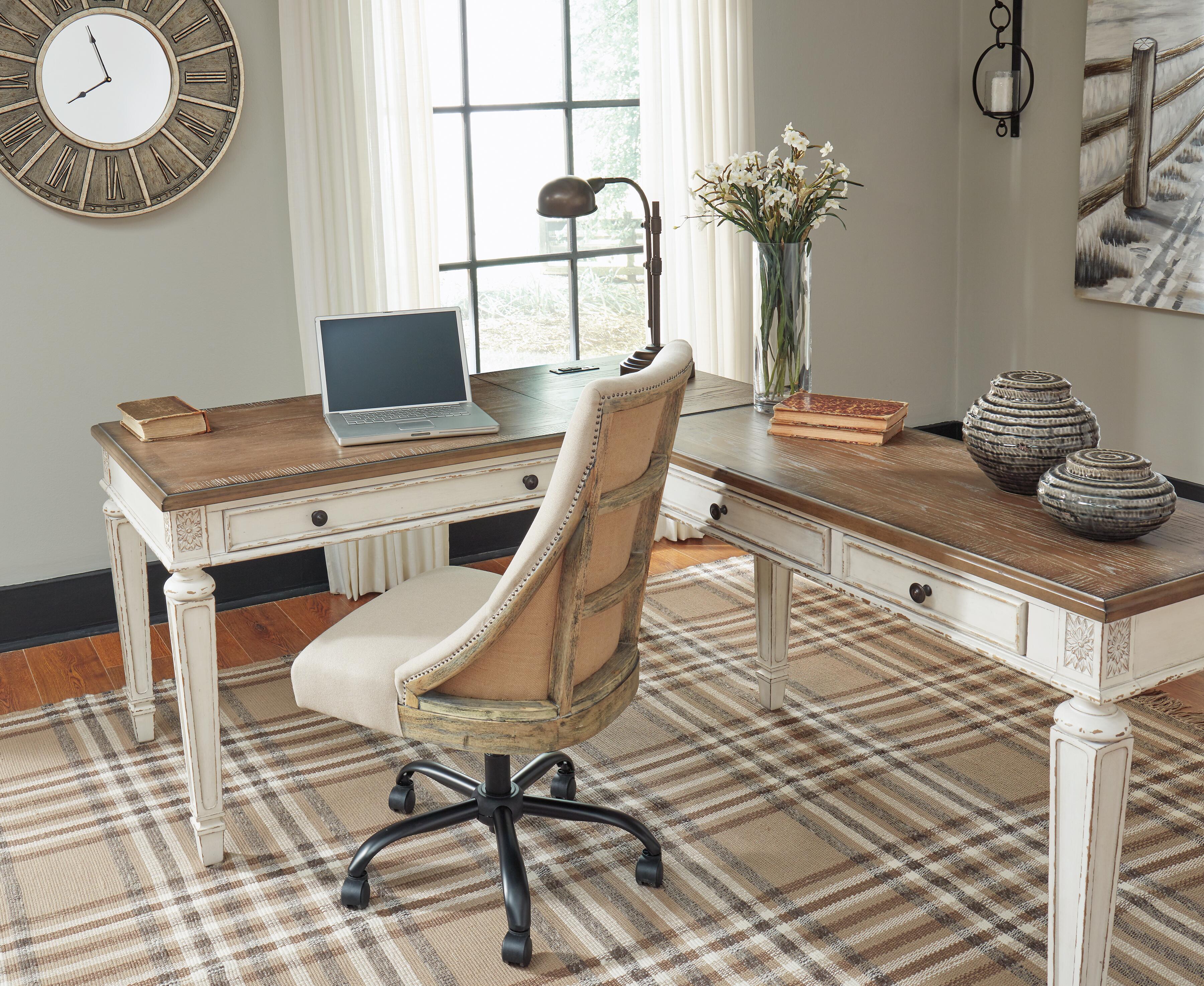 Realyn 2-Piece Home Office Lift Top Desk