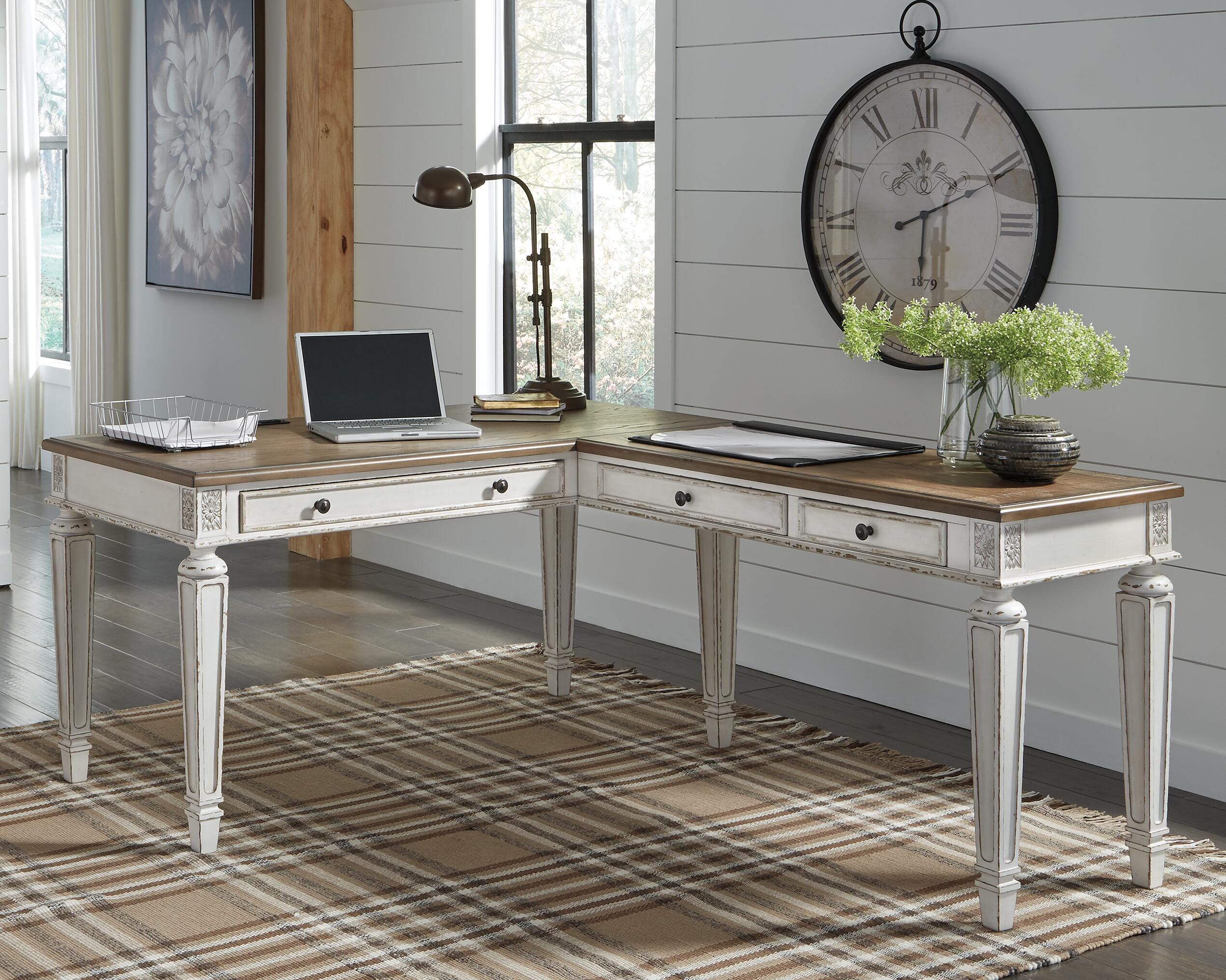 Realyn 2-Piece Home Office Desk