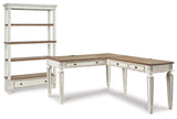 Realyn Home Office Desk and Bookcase