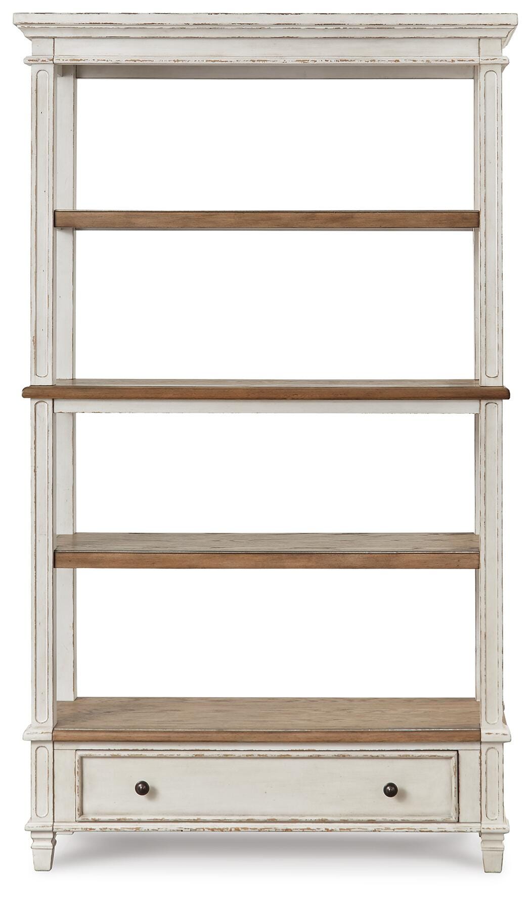 Realyn Lift-top Desk, L-shaped Desk and 4 Bookcases