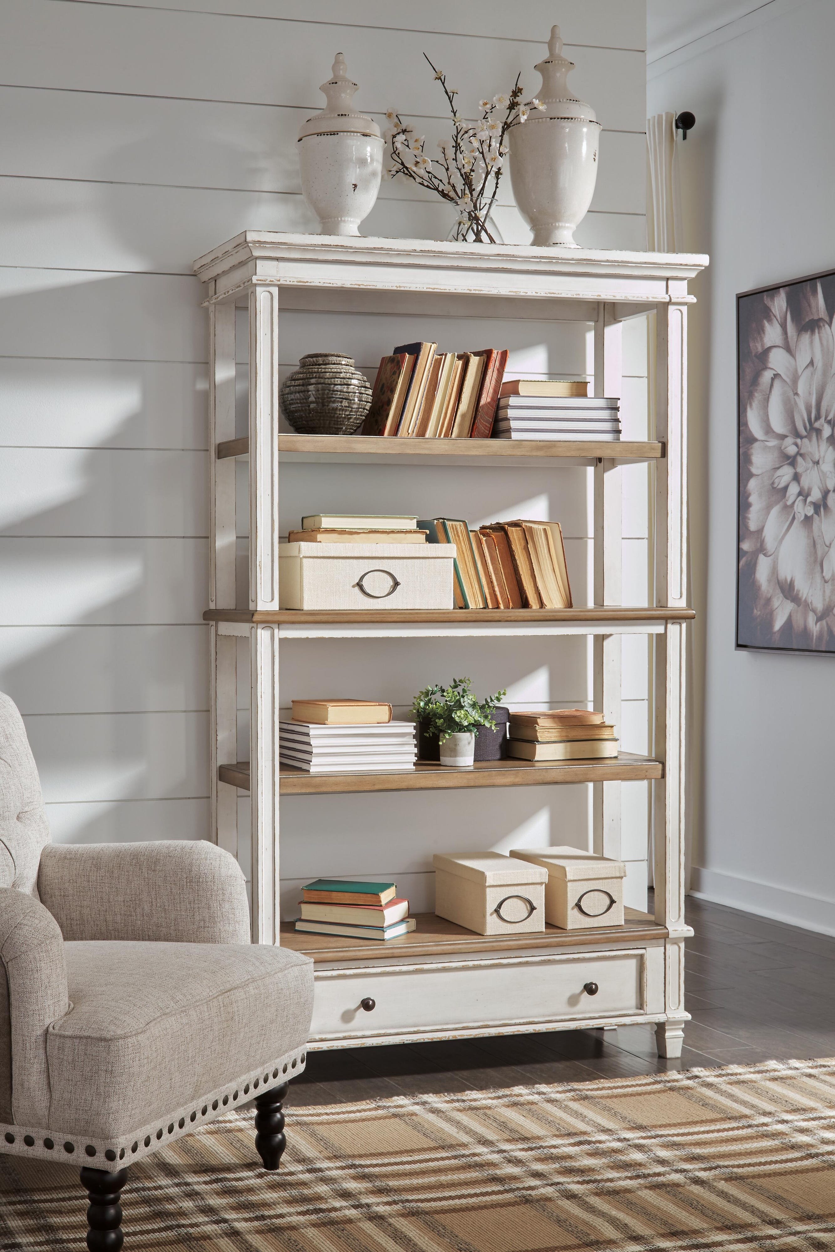 Realyn Desk and Bookcase
