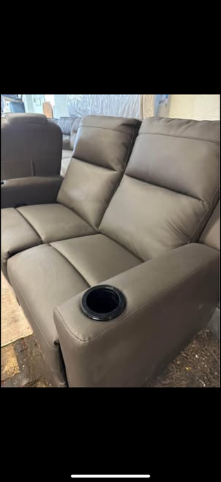 New 57” Thomas Payne Dual Recliner with Cupholders