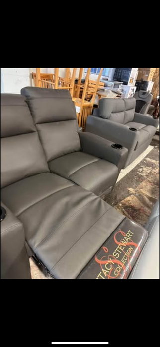 New 57” Thomas Payne Dual Recliner with Cupholders