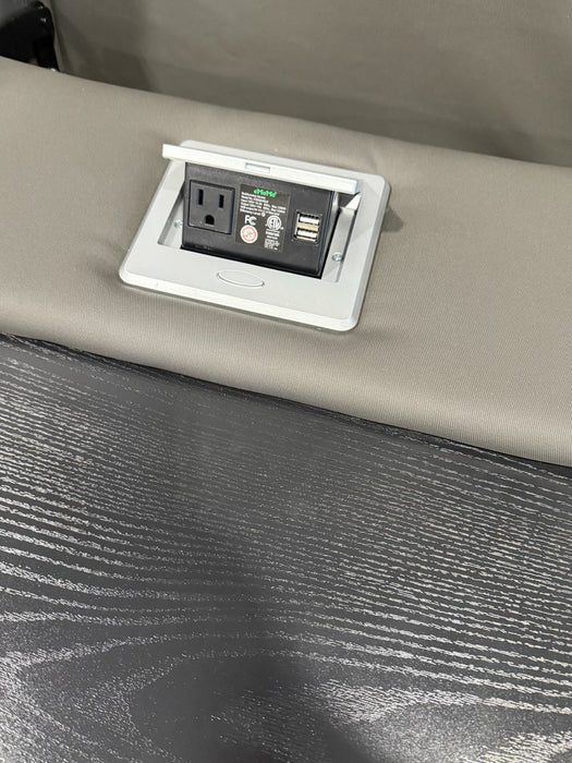 104” Manual Quadruple Recliner with Fold Down Center Console with Power USB and plug in