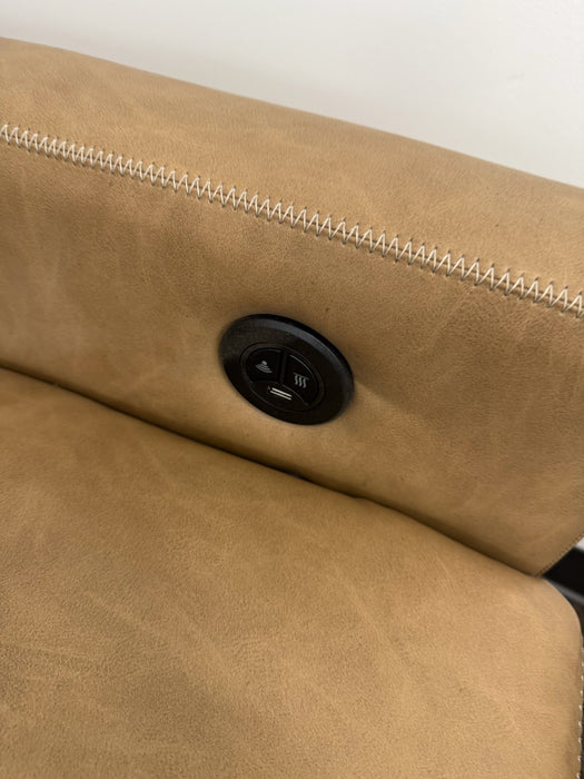 56” Dual Recliner with Heat/USB/Lights