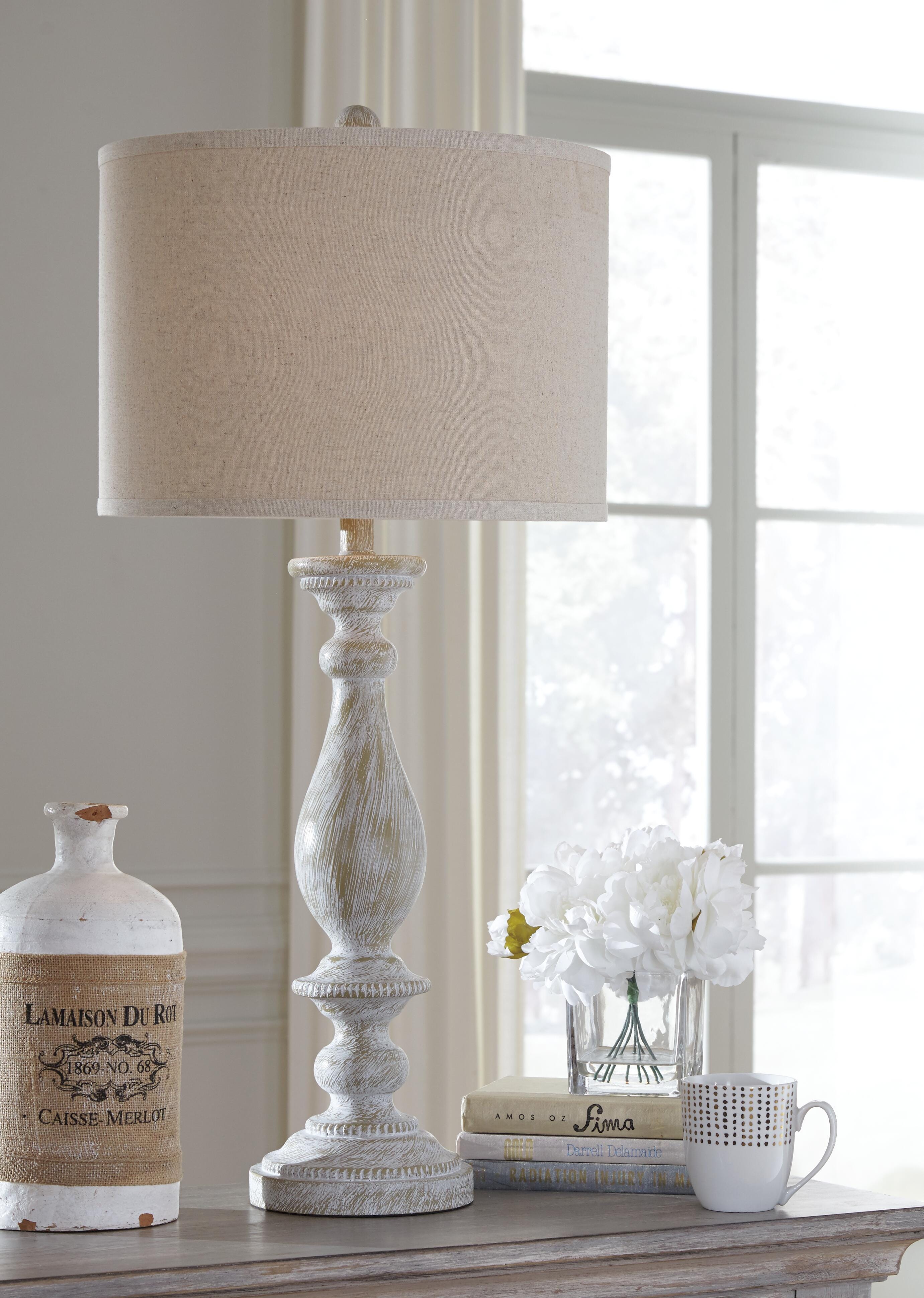 Bernadate 3-Piece Floor Lamp with 2 Table Lamps Set