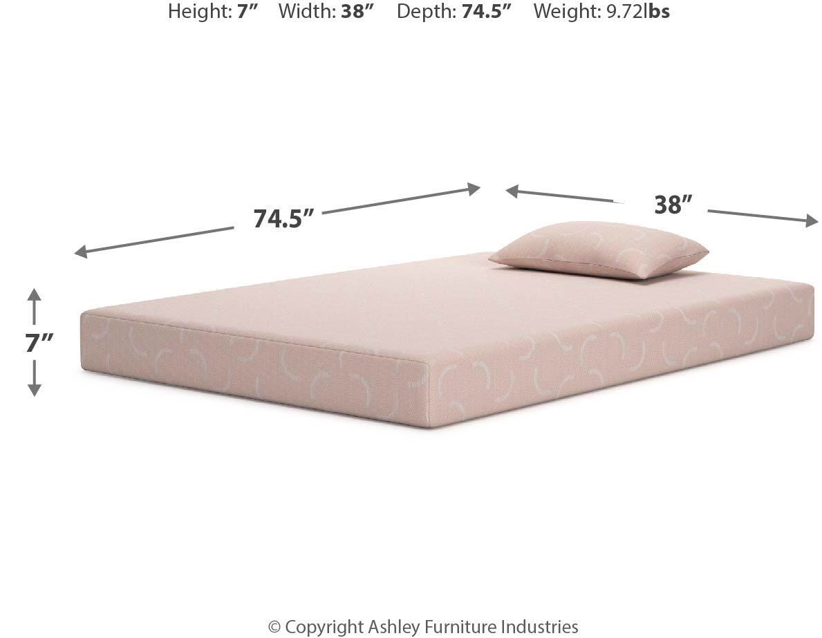 iKidz Coral iKidz Mattress and Pillow