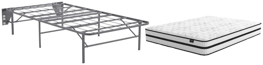 Chime 10 Inch Hybrid Mattress with Foundation