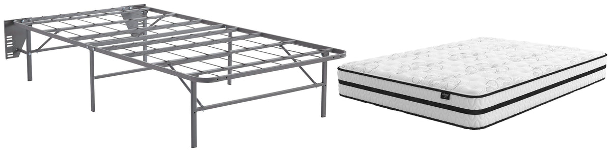 Chime 10 Inch Hybrid Mattress with Foundation