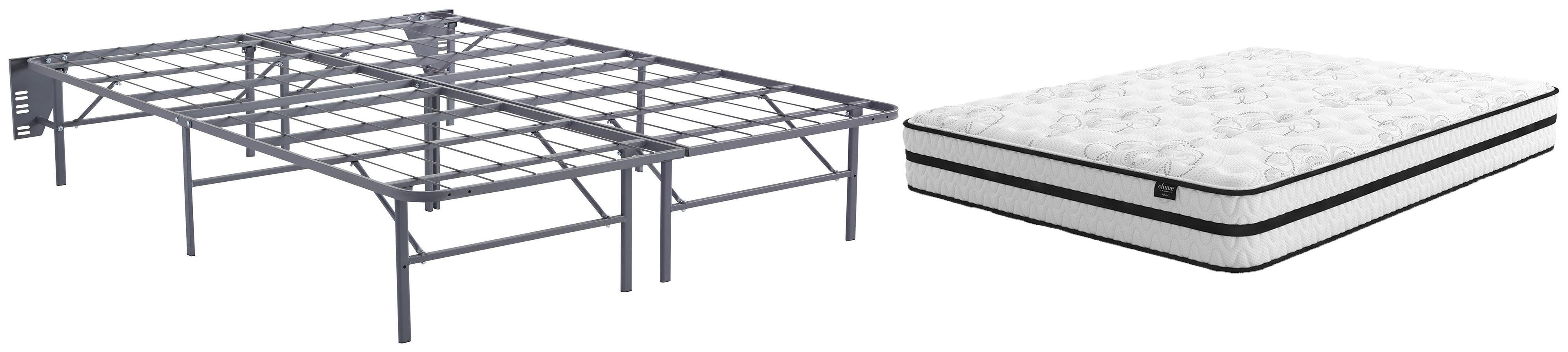 Chime 10 Inch Hybrid Mattress with Foundation