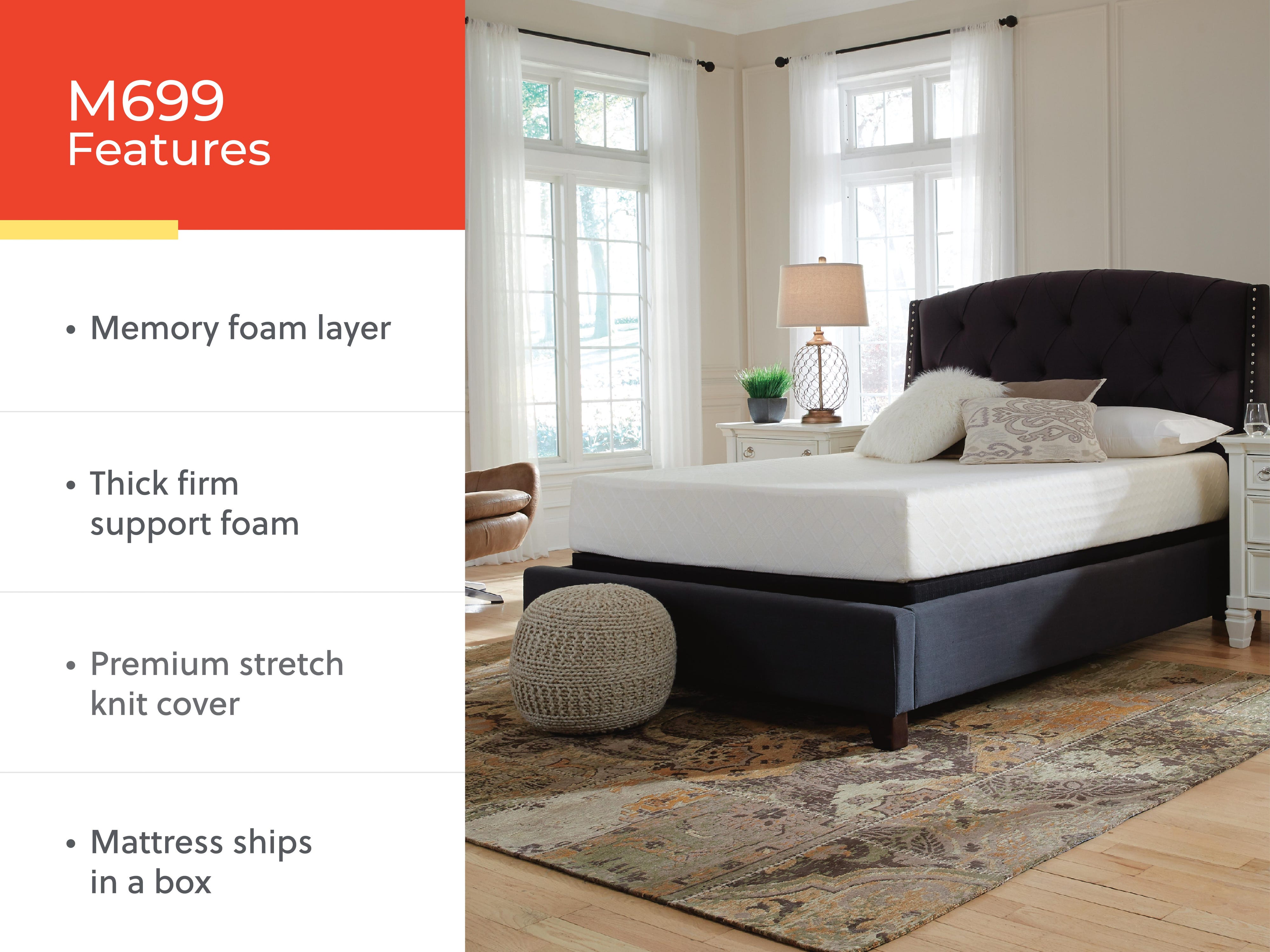 10 Inch Chime Memory Foam Mattress in a Box