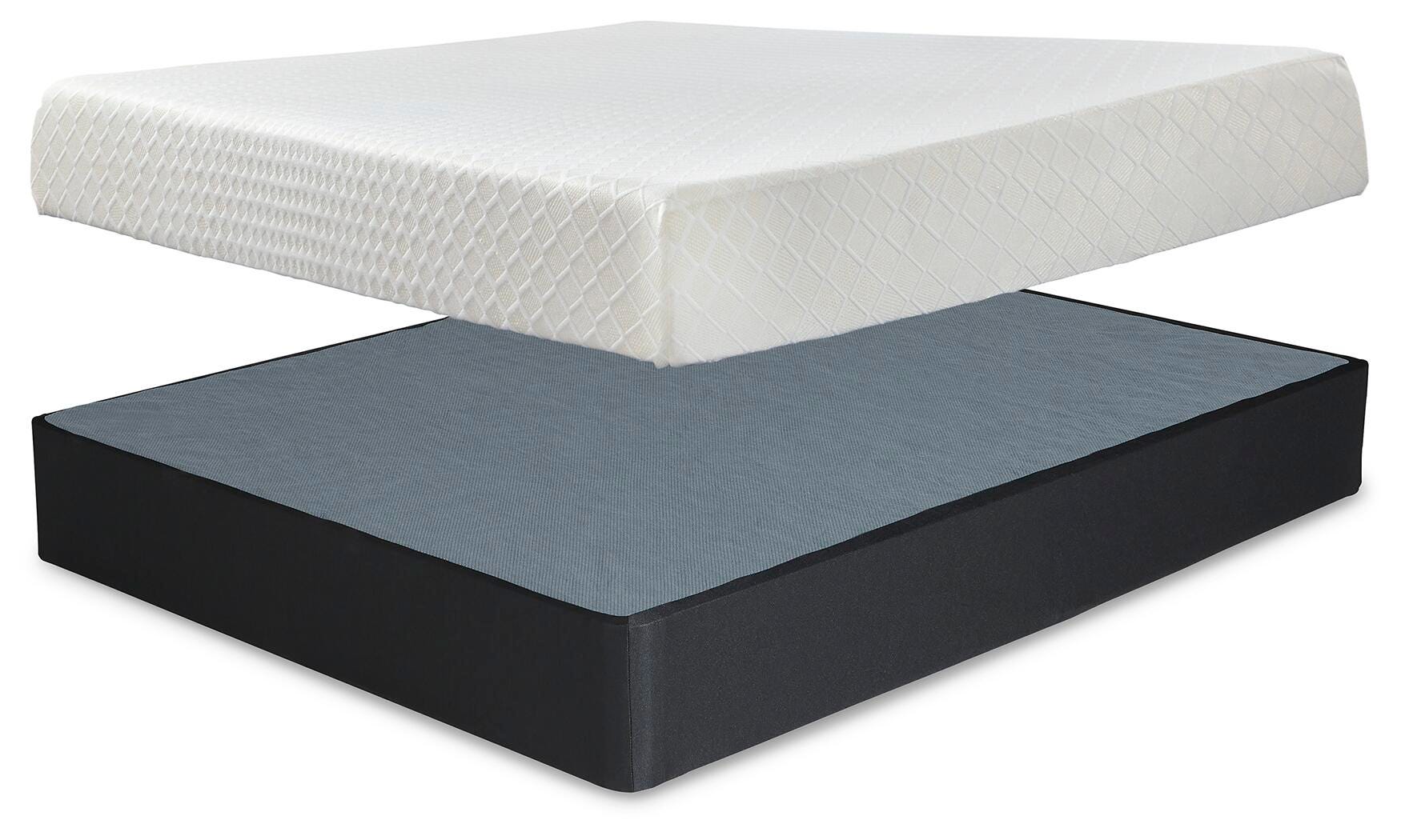 10 Inch Chime Memory Foam Mattress and Foundation