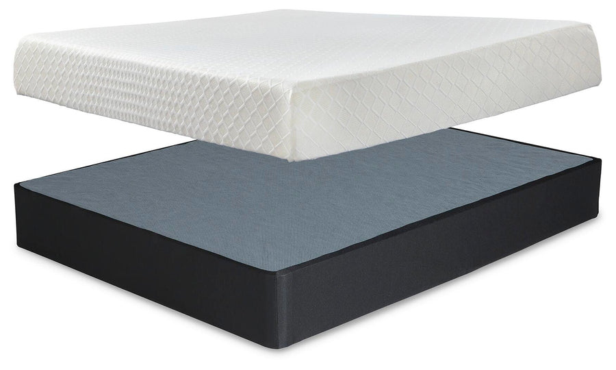 10 Inch Chime Memory Foam Mattress and Foundation