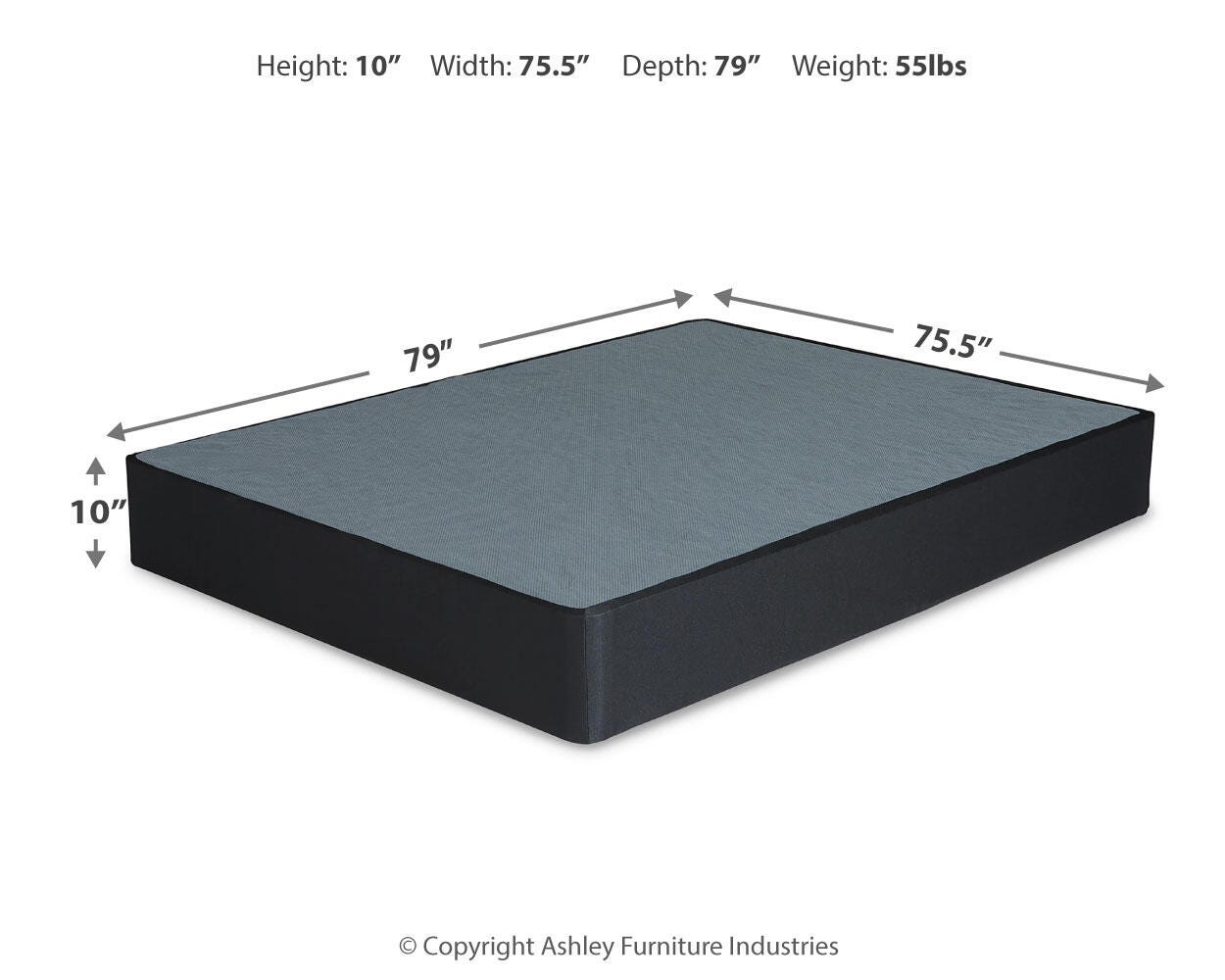 10 Inch Chime Memory Foam Mattress and Foundation