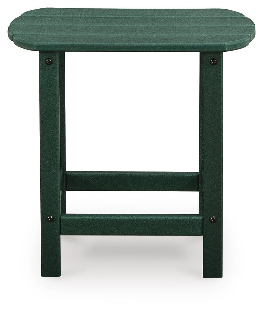 Sundown Shores 2 Adirondack Chairs with End table