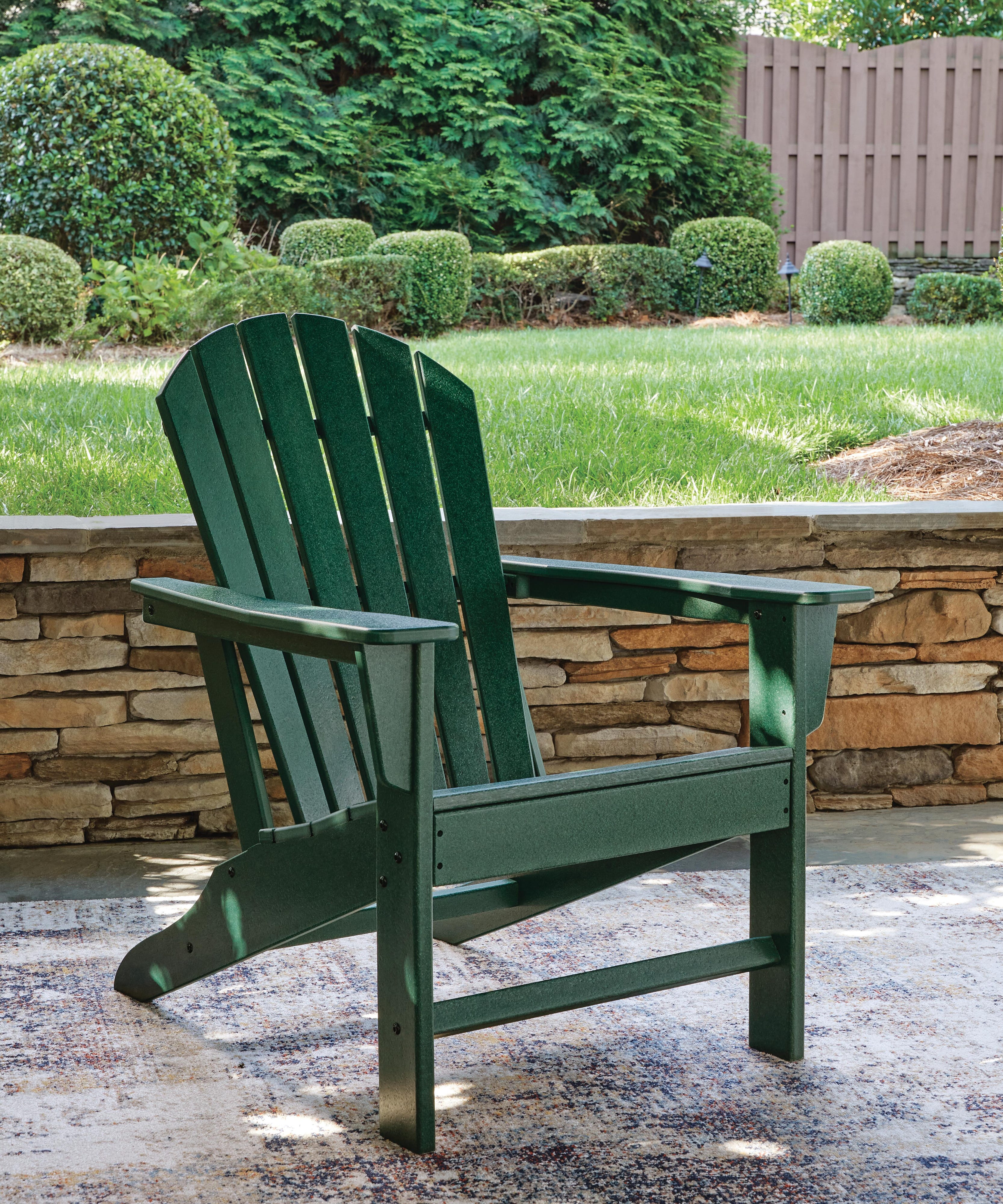 Sundown Shores 2 Adirondack Chairs with End table