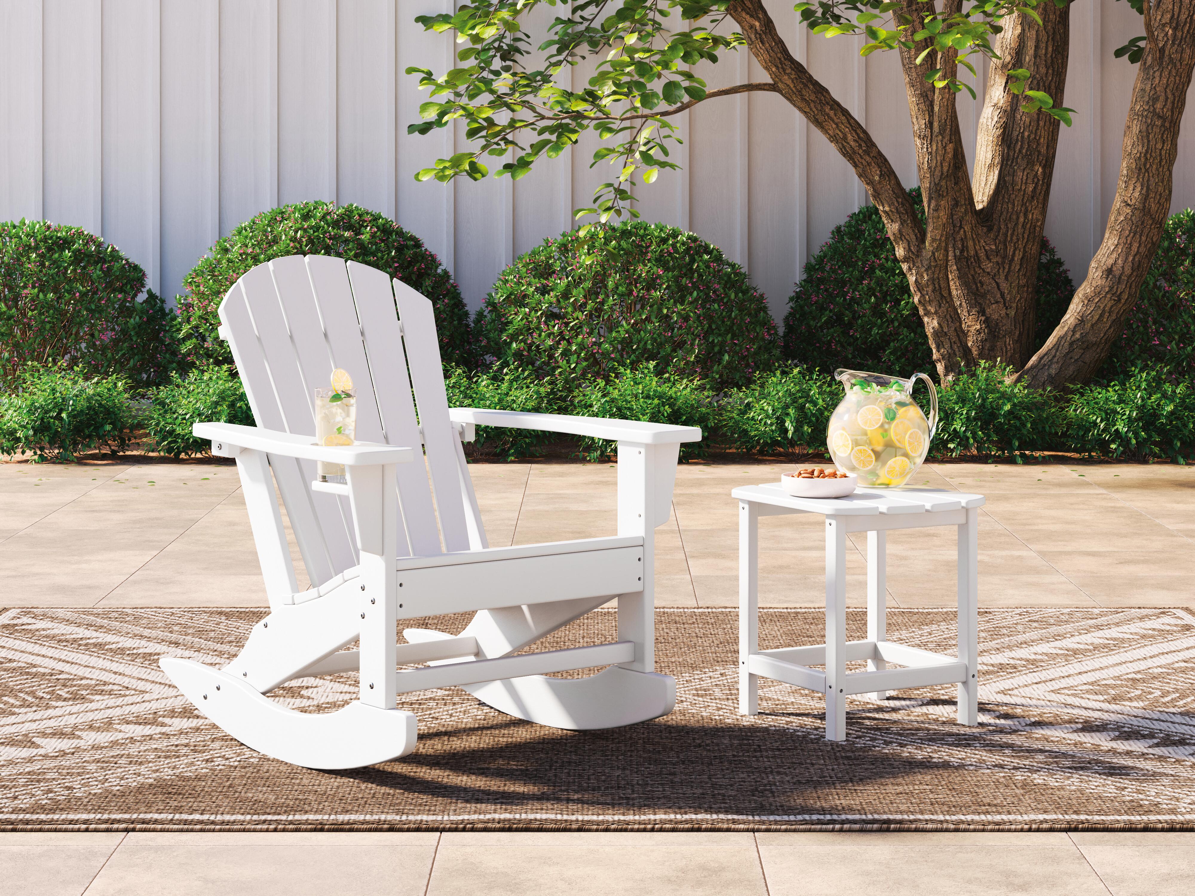 Sundown Treasure Outdoor Rocking Chair and End Table Set