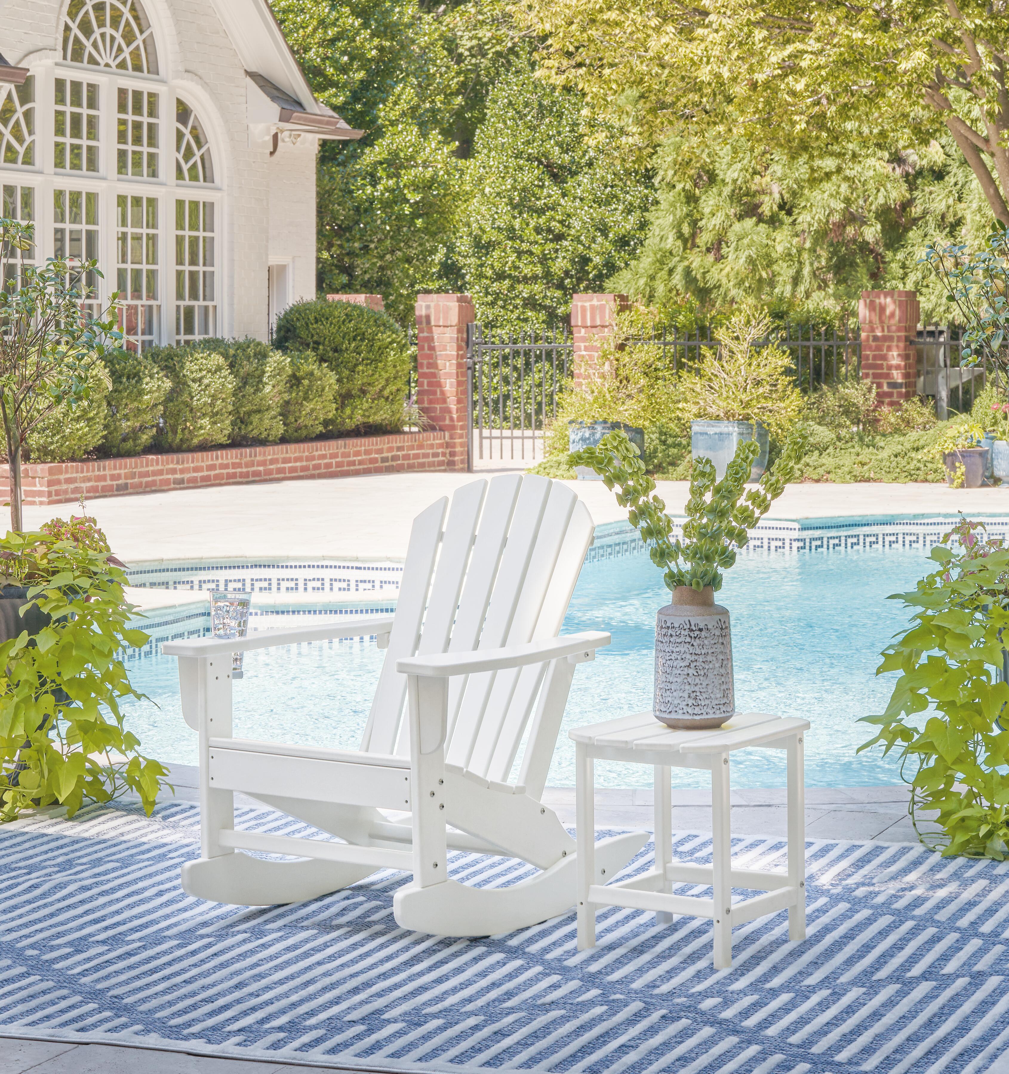 Sundown Treasure Outdoor Rocking Chair and End Table Set