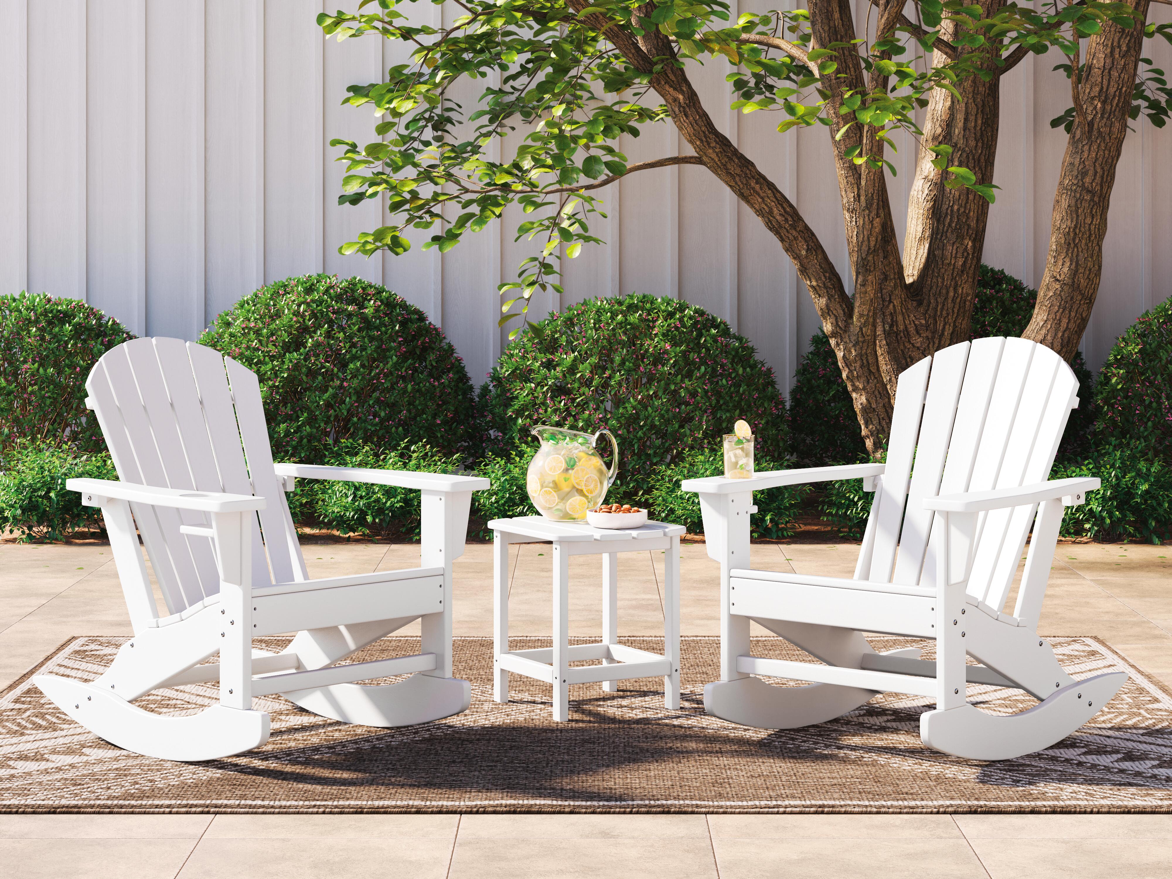 Sundown Treasure Outdoor Rocking Chairs and End Table Set