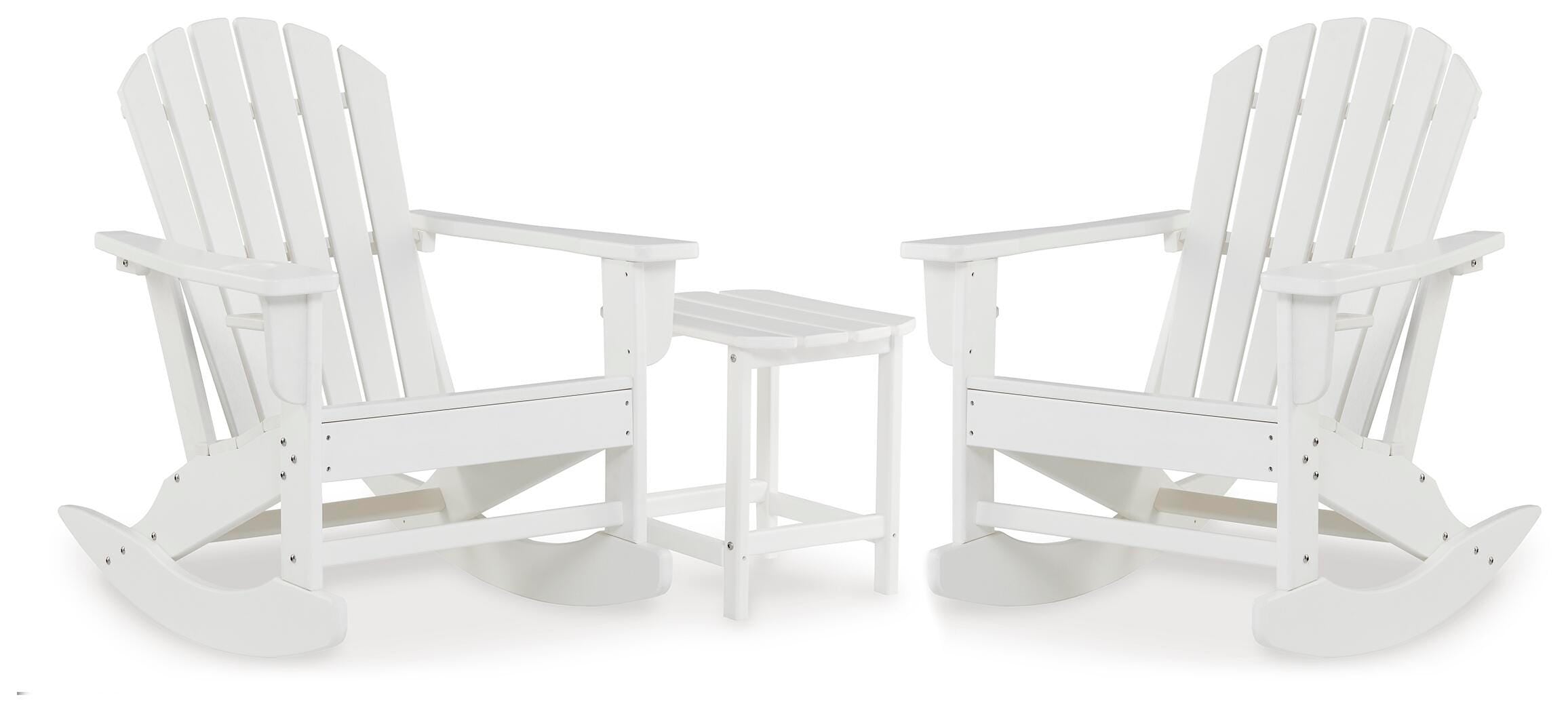 Sundown Treasure Outdoor Rocking Chairs and End Table Set