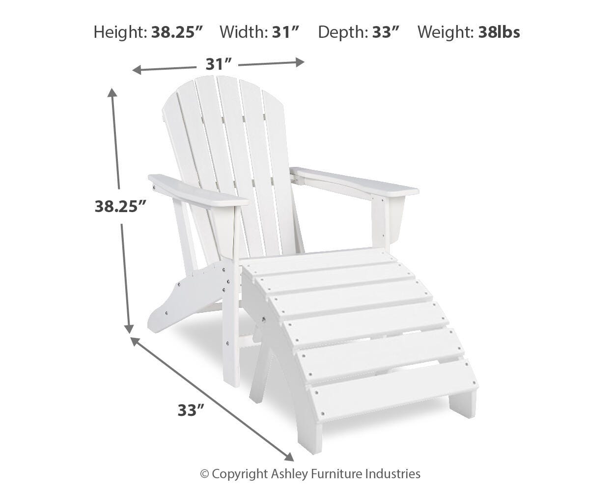 Sundown Treasure 2 Outdoor Chairs with End Table