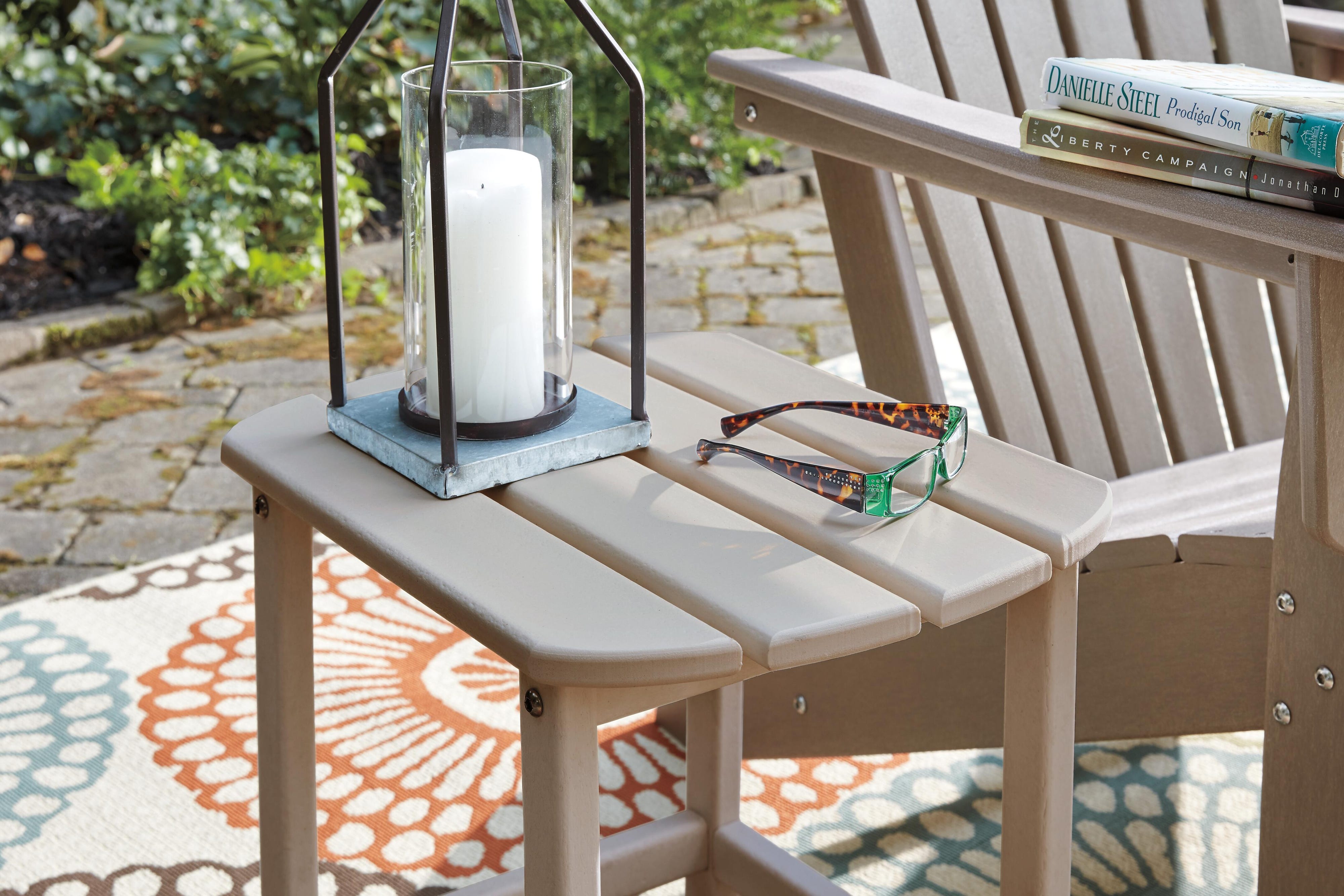 Sundown Treasure Outdoor Rocking Chair and End Table Set