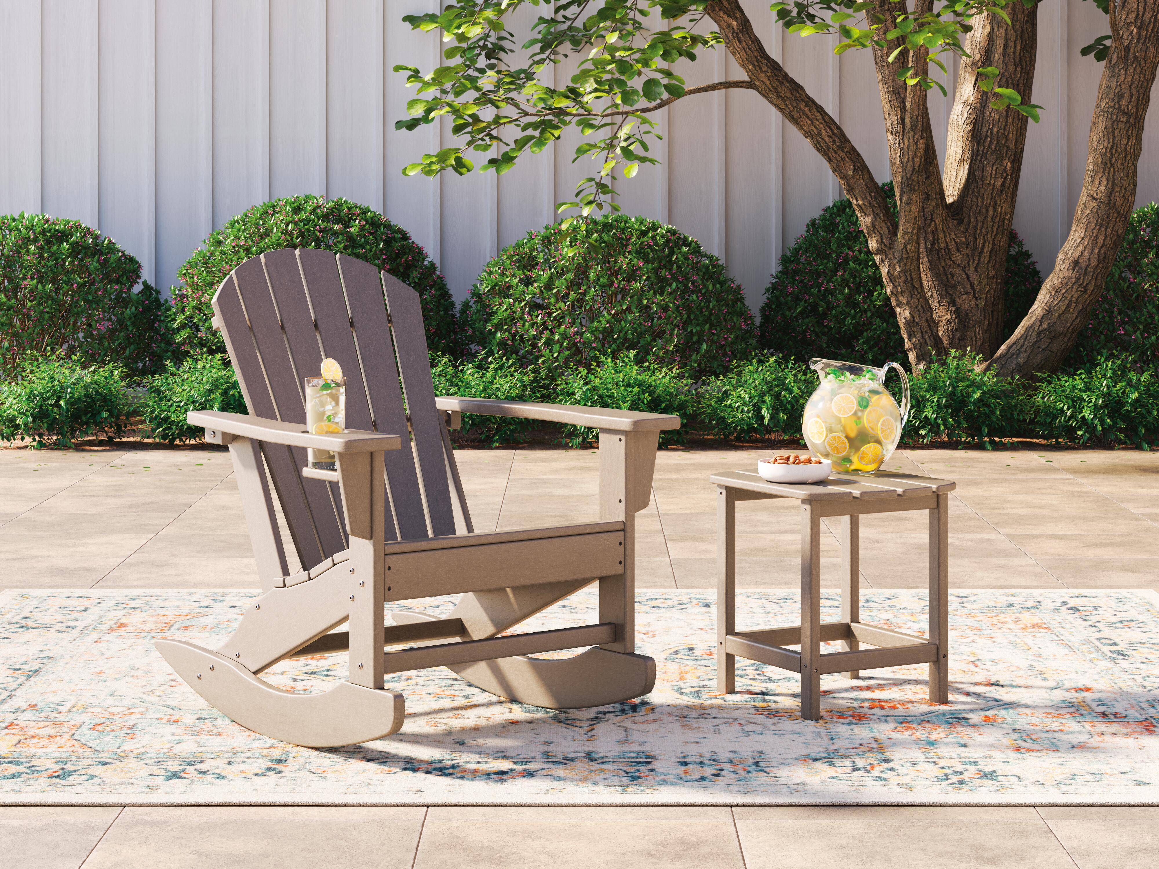 Sundown Treasure Outdoor Rocking Chair and End Table Set