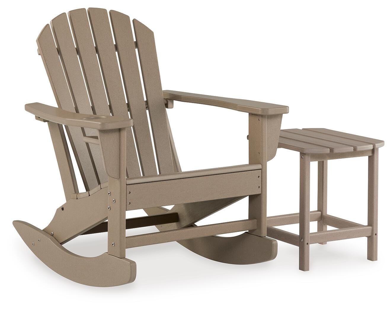 Sundown Treasure Outdoor Rocking Chair and End Table Set