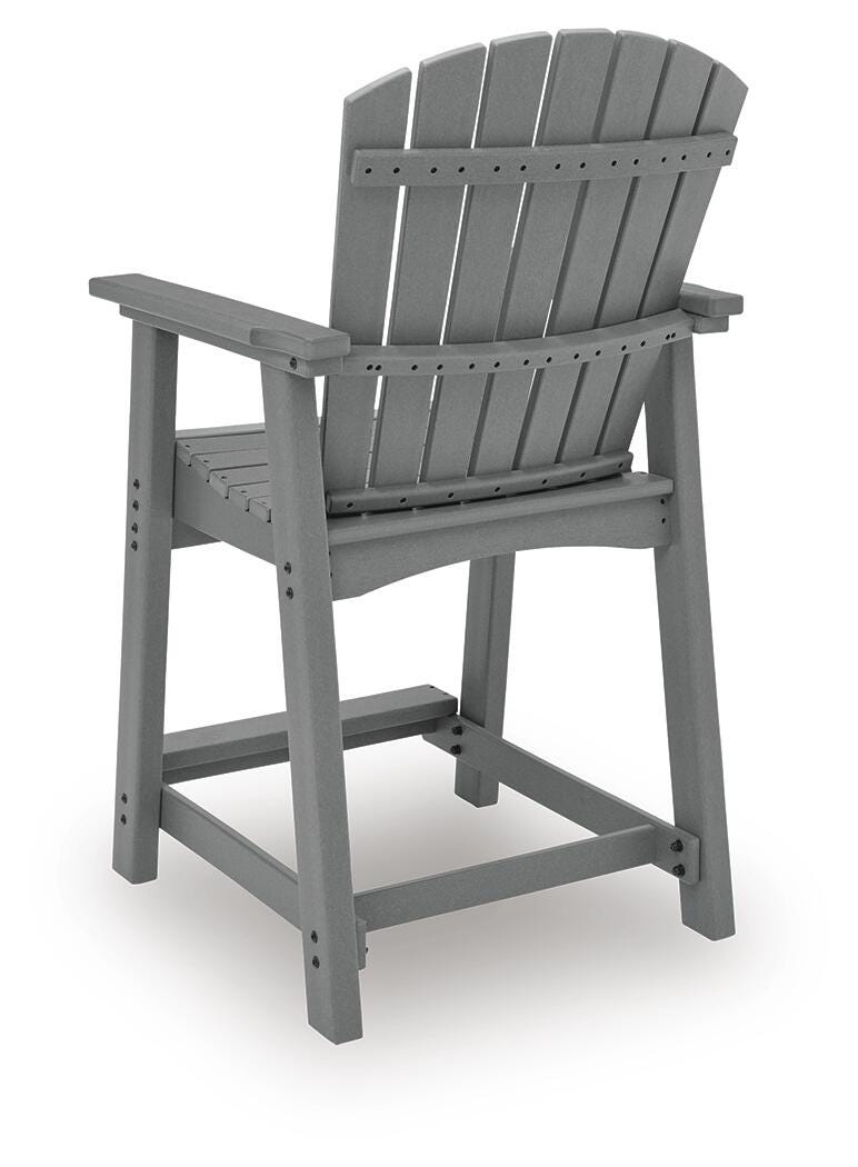 Sanctuary Beach Outdoor Counter Height Dining Table and 4 Barstools
