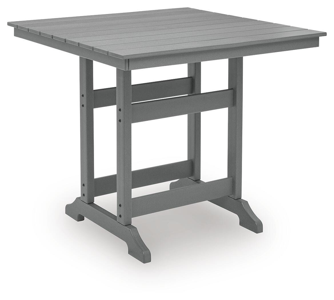 Sanctuary Beach Outdoor Counter Height Dining Table and 4 Barstools