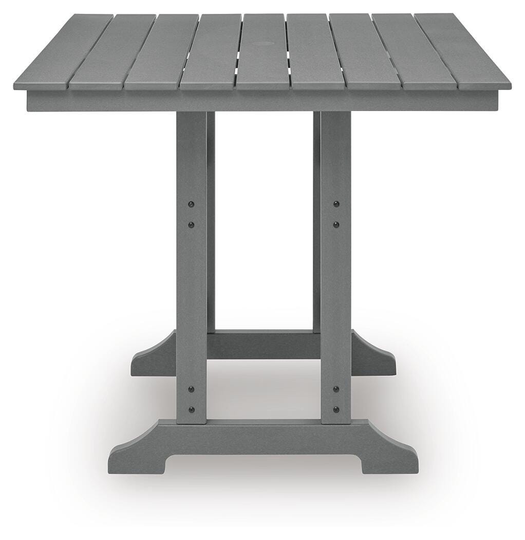 Sanctuary Beach Outdoor Counter Height Dining Table and 4 Barstools