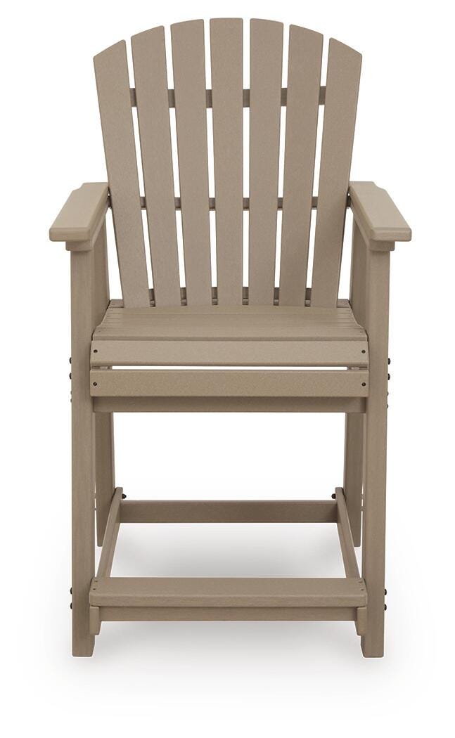 Seacliff Beach Outdoor Counter Height Bar Stool (Set of 2)