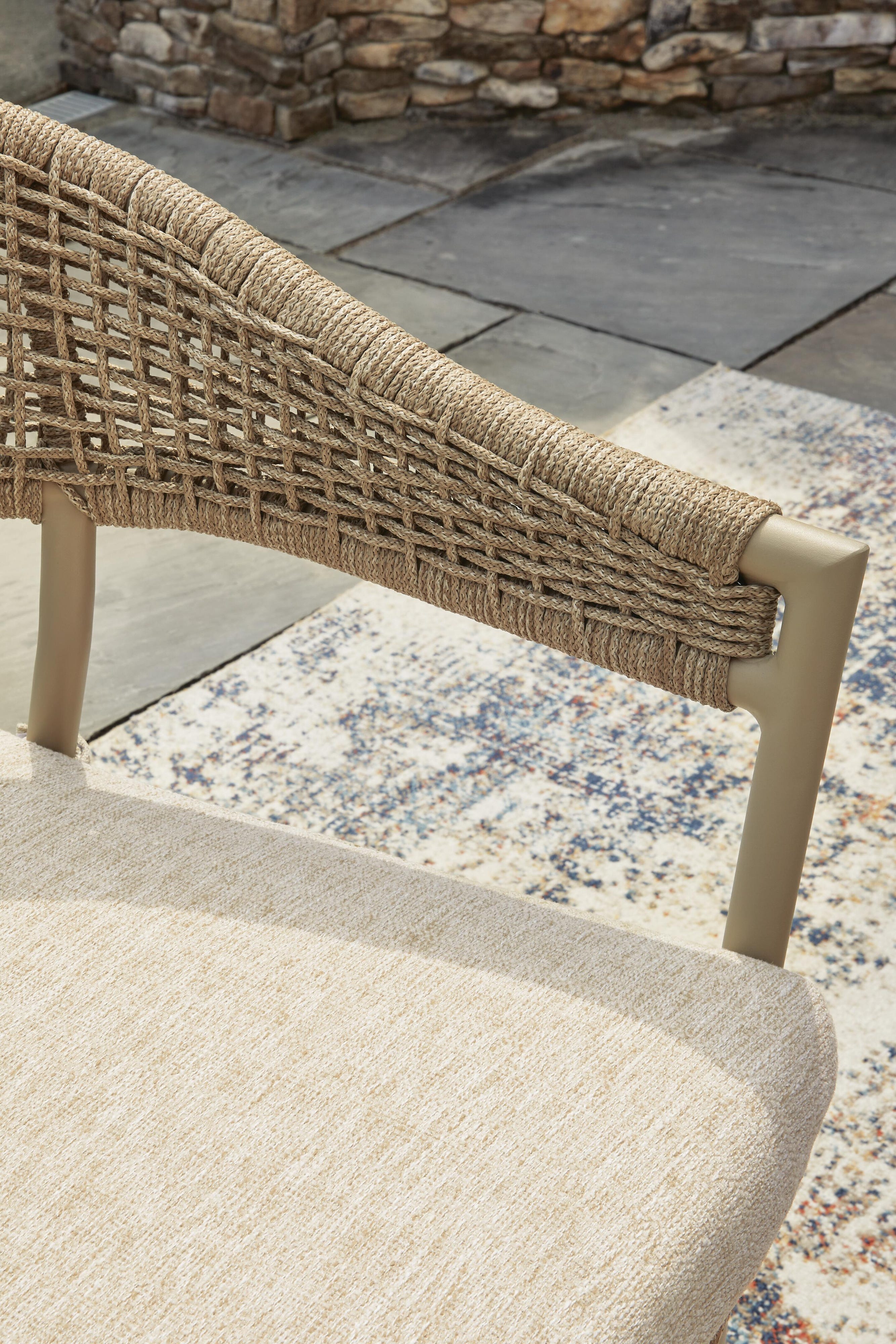 Orchard Beach Outdoor Arm Chair with Cushion (Set of 4)