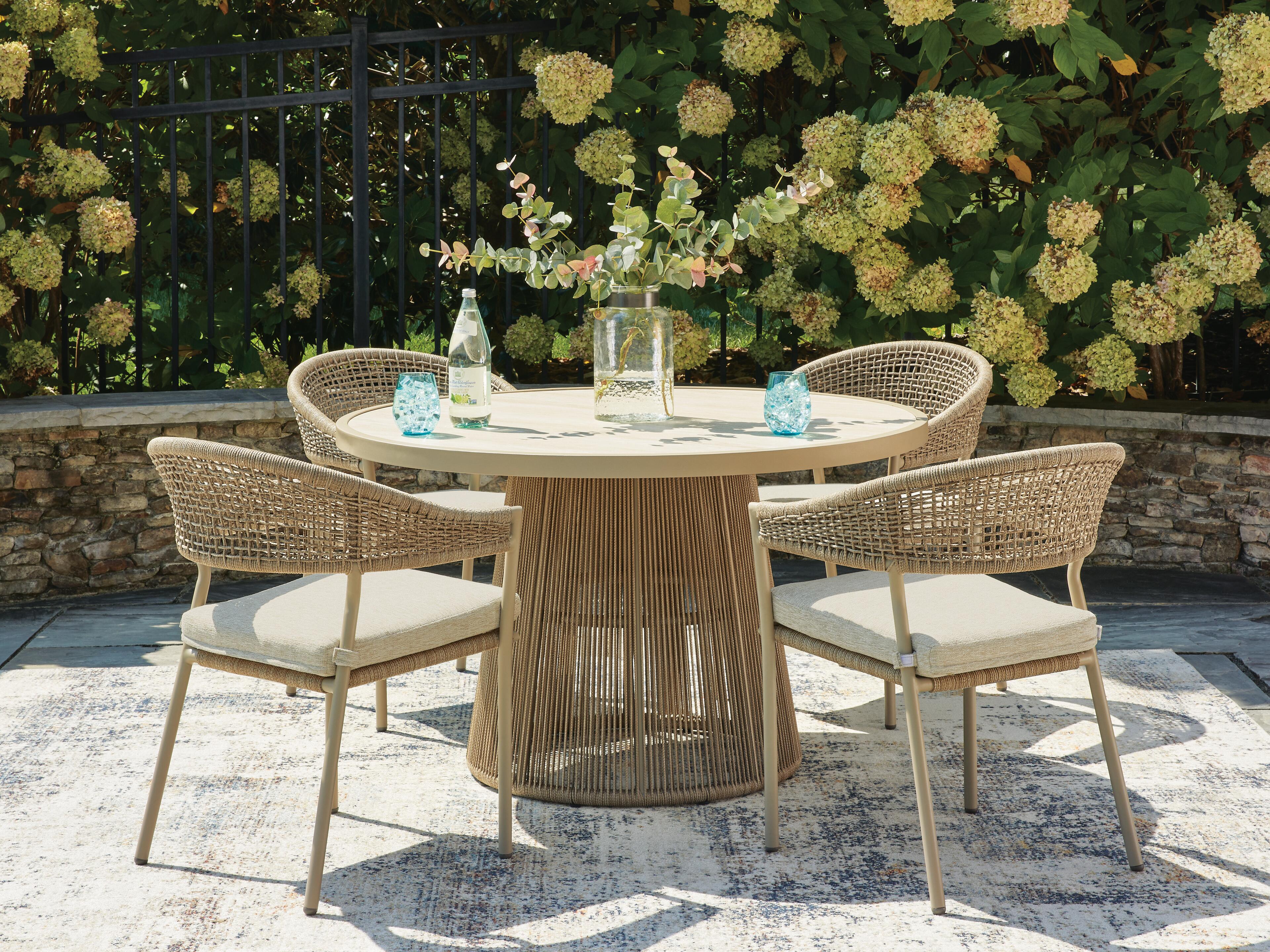 Orchard Beach Outdoor Dining Table and 4 Chairs