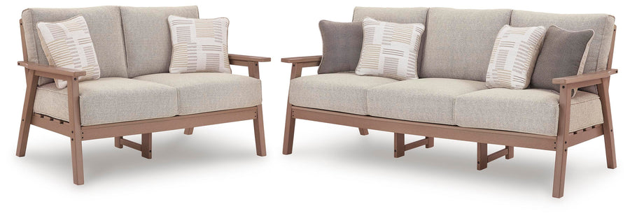 Grover Beach Outdoor Sofa and Loveseat