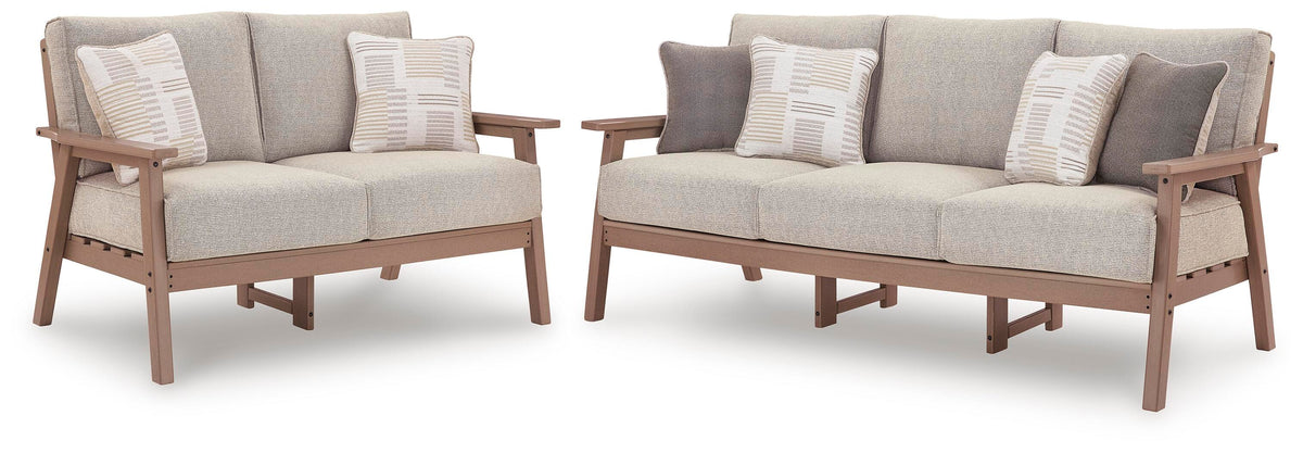 Grover Beach Outdoor Sofa and Loveseat