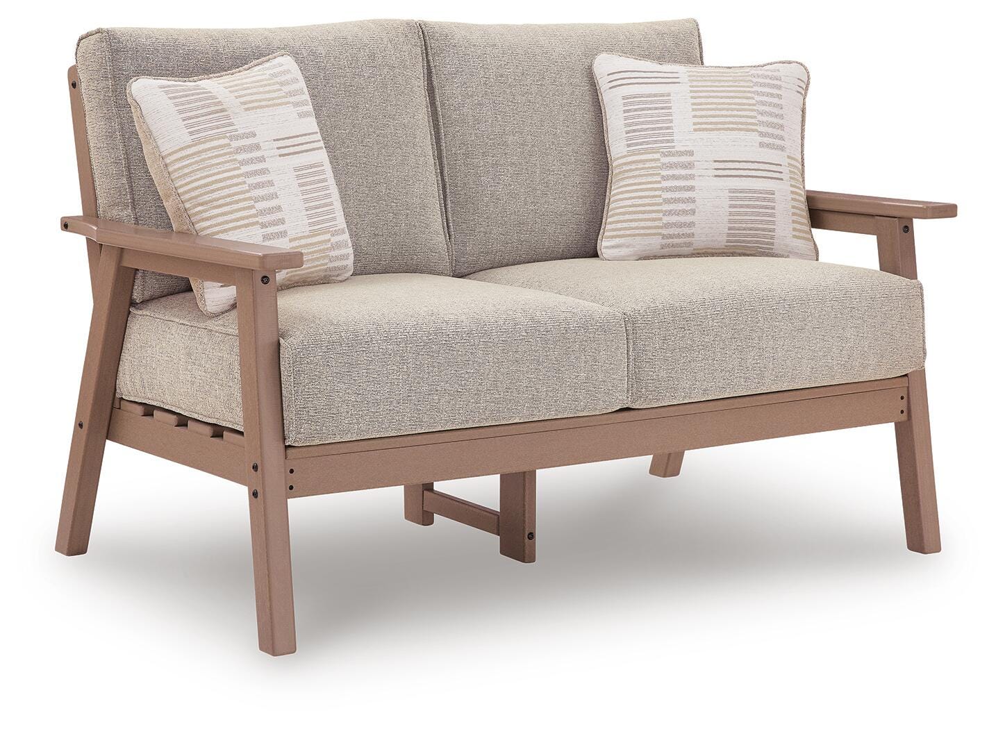 Grover Beach Outdoor Sofa and Loveseat with Coffee Table