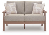Grover Beach Outdoor Sofa and Loveseat with Coffee Table