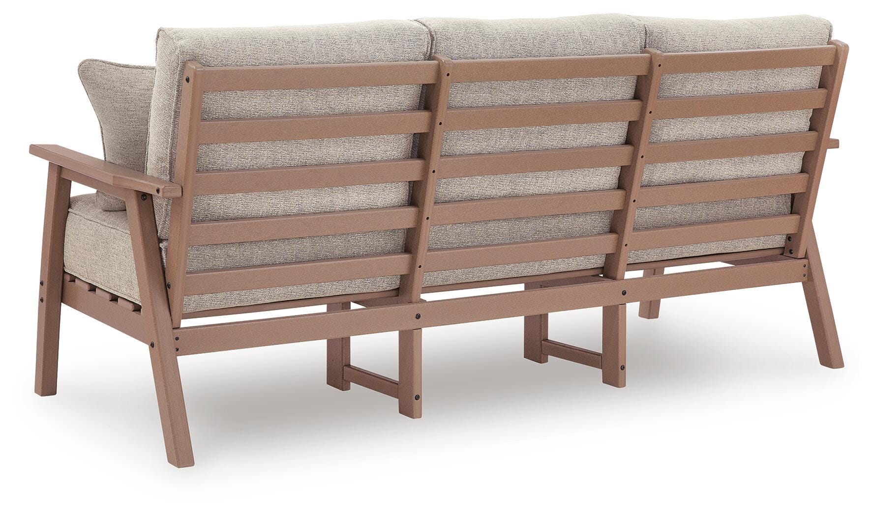 Grover Beach Outdoor Sofa and 2 Chairs with Coffee Table