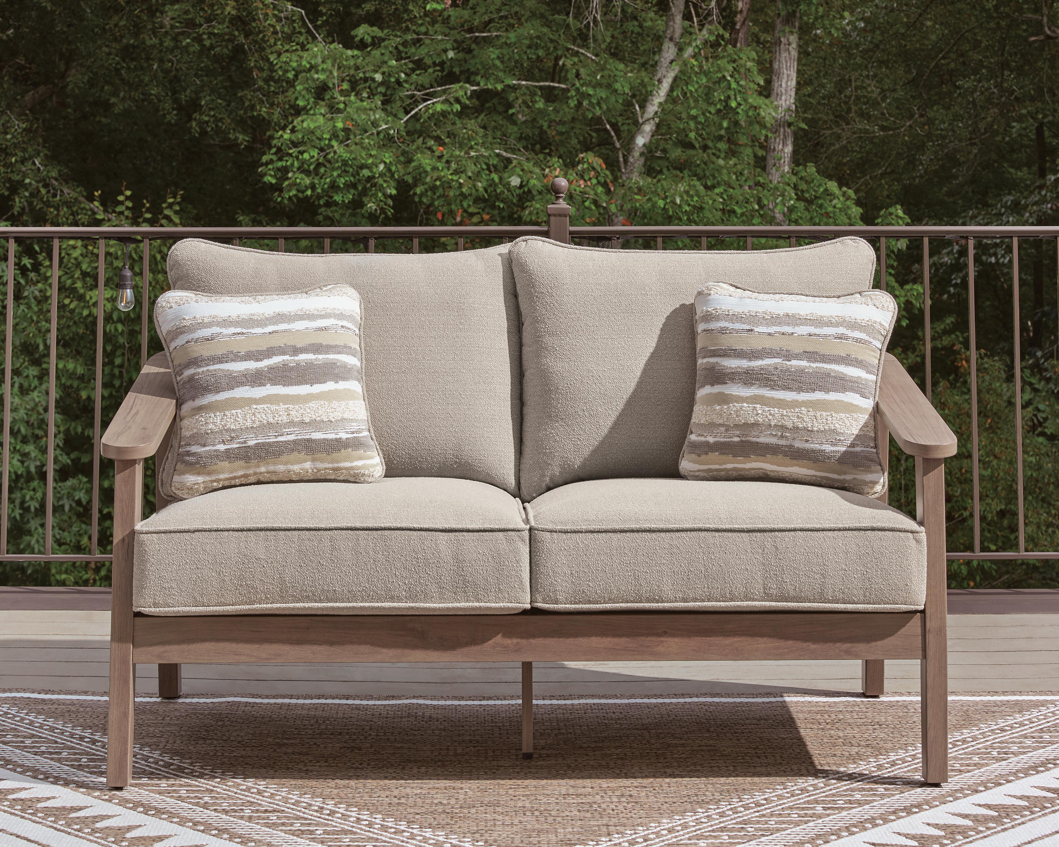 Harmony Headlands Outdoor Sofa and Loveseat with Coffee Table