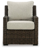 Brook Ranch Outdoor Lounge Chair with Cushion