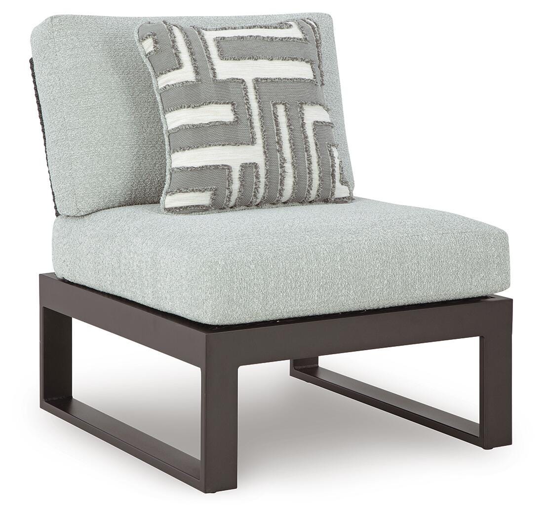 Beachloft 5-Piece Outdoor Sectional with Ottoman