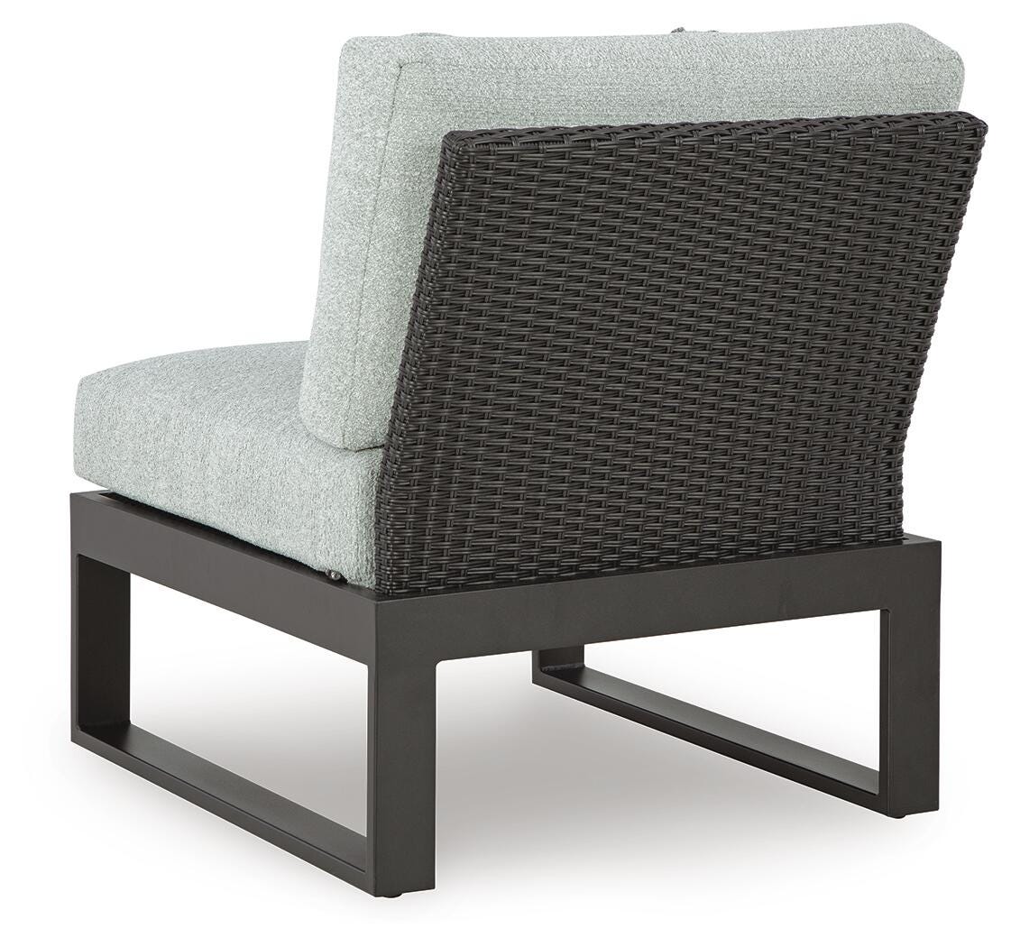 Beachloft 5-Piece Outdoor Sectional with Ottoman