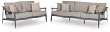 Ocean Beach Outdoor Sofa and Loveseat