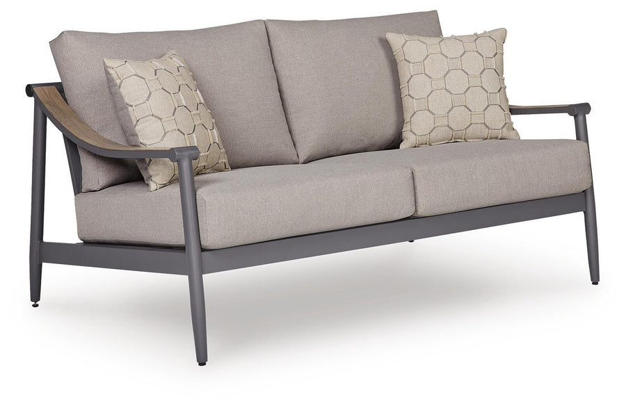 Ocean Beach Outdoor Loveseat with Cushion