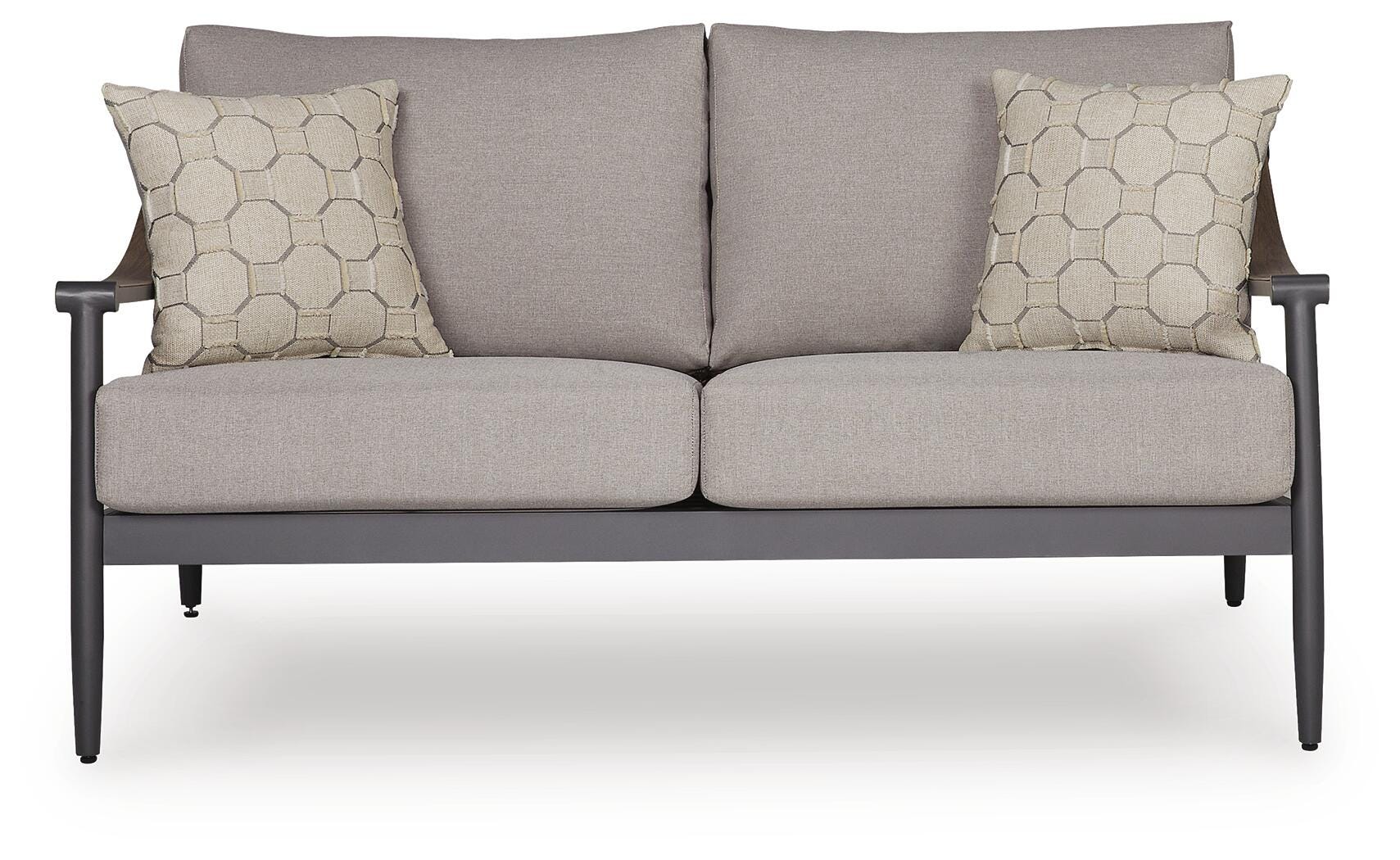 Ocean Beach Outdoor Sofa and Loveseat with Coffee Table