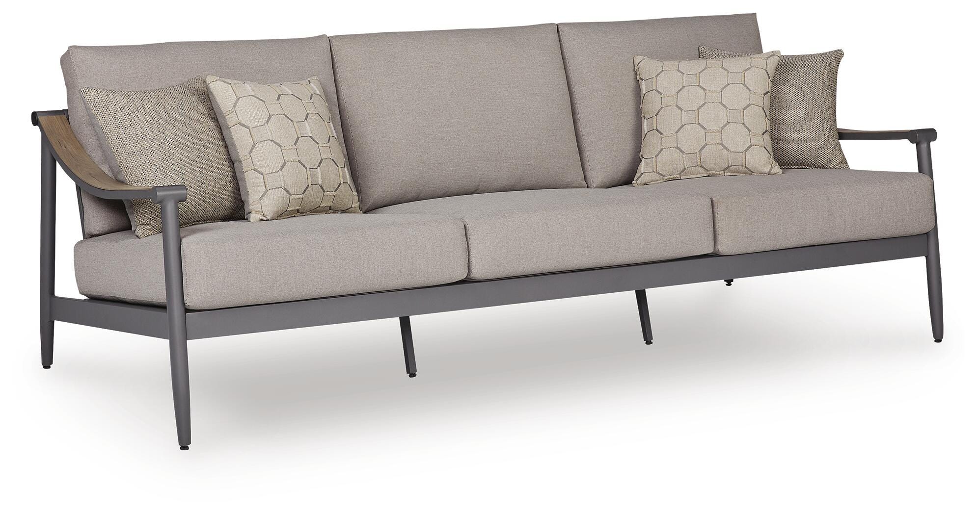 Ocean Beach Outdoor Sofa with 2 Lounge Chairs