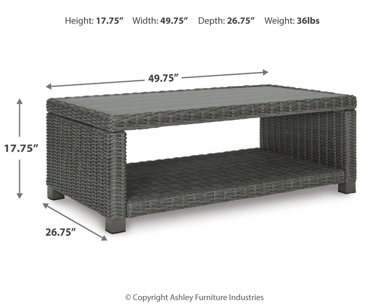 Elite Park Outdoor Loveseat with Coffee Table