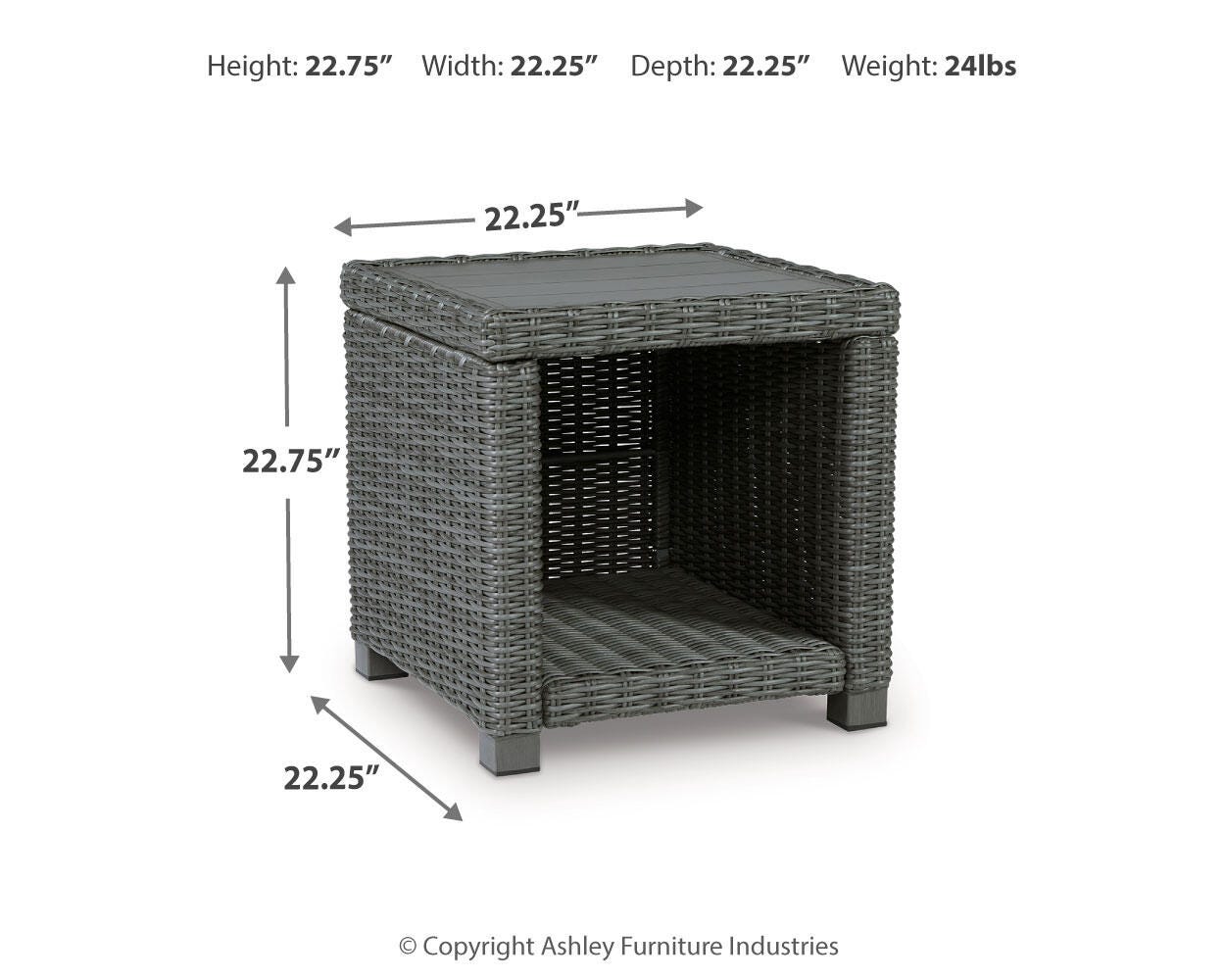 Elite Park Outdoor Coffee Table and End Table